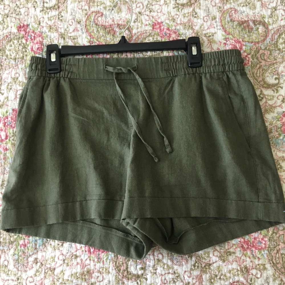 Green shorts